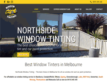 Tablet Screenshot of northsidewindowtinting.net.au